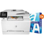 Produktbild von HP Color Laserjet Pro M283fw MFP + 2.500 Blatt A4-Papier