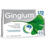 Produktbild von Gingium 120 mg Filmtabletten 60 St.