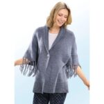 Produktbild von BADER Strickjacke mit Fransenzier