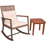 Bild von Garden Pleasure – Schaukelstuhl-Set Sinaloa Teak-Look