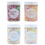 Bild von HAPPY SPRINKLES Streusel Set zum Verzieren 4 versch. Sorten