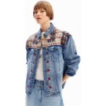 Bild von Desigual Trucker-Jeansjacke Stickereien