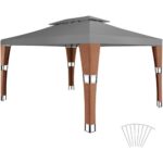 Produktbild von Tectake Rattan Garten Pavillon Mona 3x4m