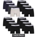 Produktbild von 16er Pack Ballin Est. 2013 Herren Boxershorts mit Marken-Schriftzug