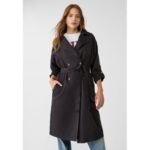 Bild von Stradivarius Langer, fließender Trenchcoat