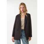 Bild von Stradivarius Blazer im Regular-Fit  Schwarz XS