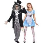 Produktbild von BCI Märchen-Paarkostüm Alice und Hutmacher Halloweenkostüm blau-schwarz