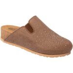 Bild von MODERNE HAUSFRAU Damen Clogs, mit Glitzer 36 beige