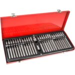 Produktbild von Tectake Bit Set 54-tlg. – rot