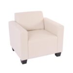 Bild von Modular Sessel Loungesessel Moncalieri, Kunstleder ~ creme