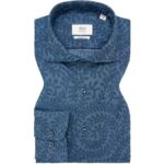 Produktbild von MODERN FIT Hemd in dark indigo bedruckt