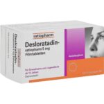 Bild von Desloratadin-Ratiopharm 5 mg Filmtabletten 100 ST