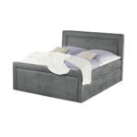 Bild von Jette Home Boxspringbett Jette Frame – grau – Materialmix – 204 cm – 129 cm – Möbel Kraft