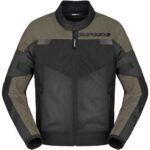 Bild von Spidi Tour Net Tex Motorrad Textiljacke – Schwarz Grün – 5XL – male