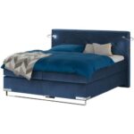 Bild von Musterring Boxspringbett Premiumversion Dubai ¦ blau ¦ Maße (cm): B: