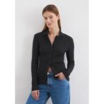 Bild von Marc O’Polo Ripp-Jerseybluse loose blau s