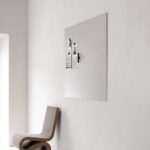 Bild von Lintex Glastafel Silk Wall – Matte Oberfläche, Farbe Pure 130 – Weiß, Größe B100 x H200 cm