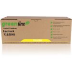 Produktbild von TonerPartner greenline ersetzt Lexmark 71B20Y0 Tonerkartusche, gelb