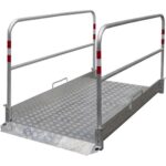 Produktbild von Schake Grabenbrücke komplett aus Aluminium 1m breit, 2,20m lang