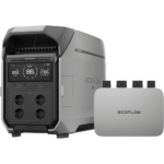 Bild von EcoFlow Europe EcoFlow DELTA Pro 3 Tragbare Powerstation   Optionen: DELTA Pro 3 + PowerStream Mikro-Wechselrichter 800 W (mit Batteriekabel)