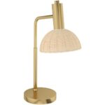 Bild von Tischleuchte Tischlampe mit E14 Fassung 40W Nachttischlampe mit LED-Birne