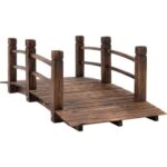 Bild von Outsunny Gartenbrücke Holzbrücke