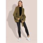 Bild von MADELEINE Strickmantel fango / melange 36/38
