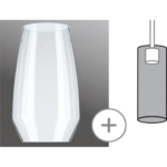 Bild von Paulmann PLM 95351 – URail Schirm Vento 2Easy, 170 mm, klar