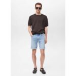 Bild von Bermuda en jean slim fit bleu moyen – Homme – 42 – MANGO MAN