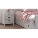 Bild von Nachttisch Asami H 55cm Weiß H:55cm/B:45cm/T:40cm