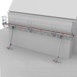 Bild von Altrex Modulare Dreiecksbühne Euro 3-5 mit Handwinde MTB 3m lang