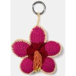Bild von Pull&Bear Charm Hibiskusblume Häkelarbeit – Rosa – female – Size: M