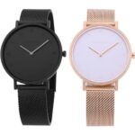 Bild von Pierre Cardin Damen Armband-Uhr schlichtes Ziffernblatt analoge Quarz-Uhr mit Edelstahl-Armband 3ATM 39mm CBV.1054 Schwarz oder Rosa – weiblich