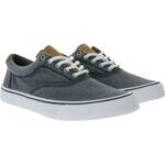 Bild von SPERRY Striper II CVO Core SW Herren Canvas-Sneaker mit Wave-Siping-Technologie Schnür-Schuhe STS22044 Navy – männlich – Size: 39
