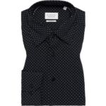 Bild von ETERNA Mode GmbH MODERN FIT Hemd in schwarz bedruckt – schwarz – male – Size: 44