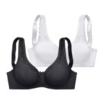 Bild von Nuance Minimizer-Bh Damen Weiß+schwarz Gr.85e