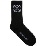 Bild von OFF WHITE Black Arrow Mid Socks – Female Unterwäsche & Socken Black S