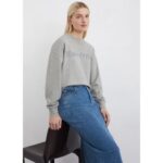 Bild von Marc O’Polo Logo-Sweatshirt relaxed grau xxs