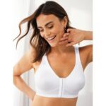 Bild von Avena Vorderverschluss-BH Seidenglanz – Weiß – female – Size: 80B