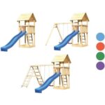 Bild von Akubi Spielturm »Lotti« mit Rutsche, Massivholz