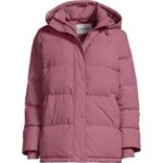 Produktbild von Wasserabweisende Daunenjacke, Damen,  Pink, Nylon/Daunen, by Lands’ End
